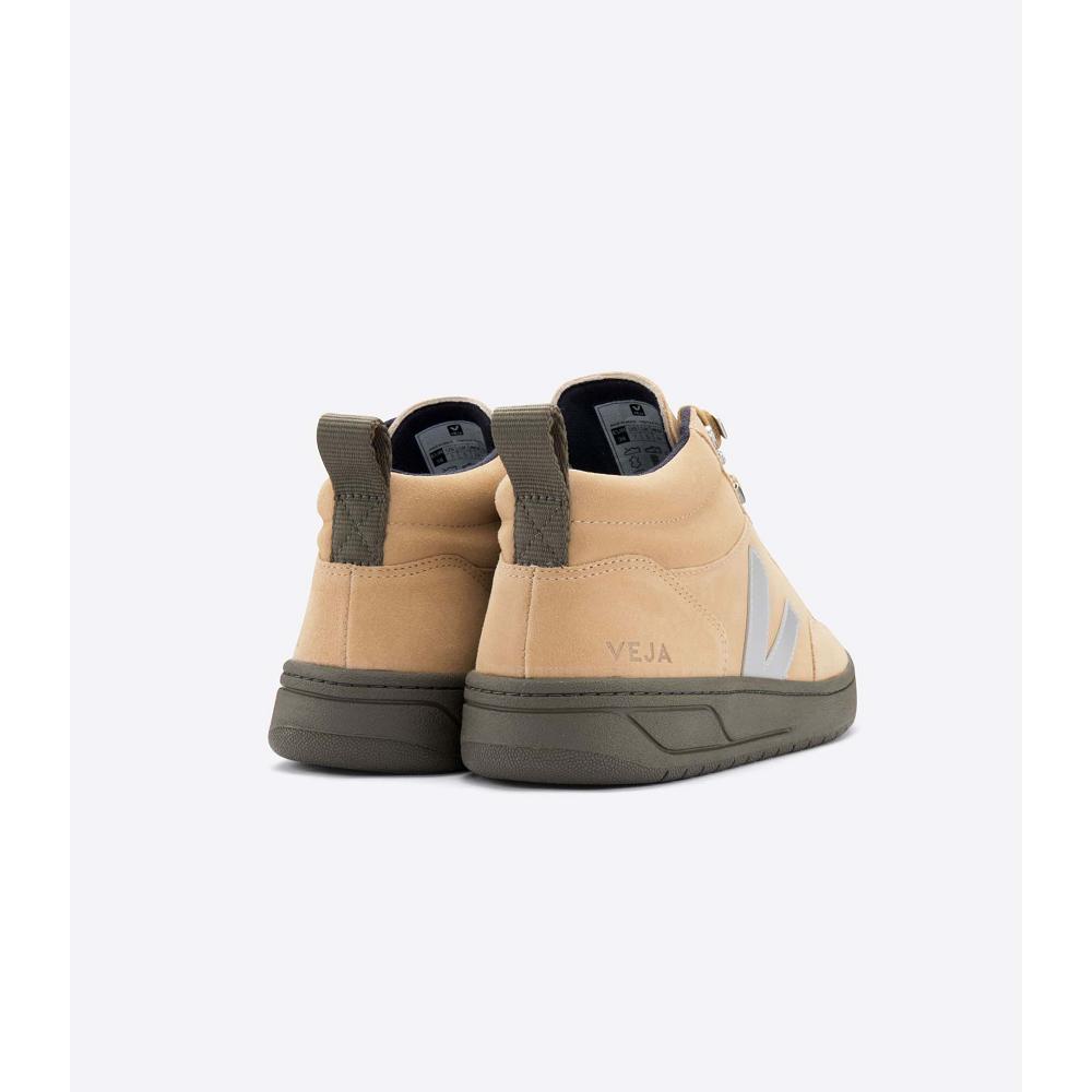 Veja RORAIMA SUEDE Hoog Heren Khaki | BE 108OKI